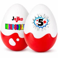 Prezent na 5 rocznicę, na 5 urodziny dla dziewczynki, dla chłopca. Niespodzianka XXL. Prezent na 5 lat, na 5 lecie firmy i ślubu. Pudełko, box.