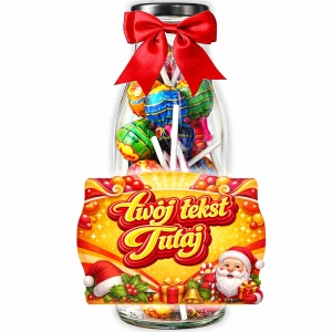 Prezent na mikołajki – personalizowane lizaki Chupa Chups na Mikołaja w butelce