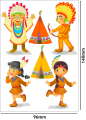 tatuaze-tymczasowe-indianie-wodne-zmywalne