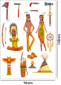 tatuaze-tymczasowe-indianskie-wodne-zmywalne