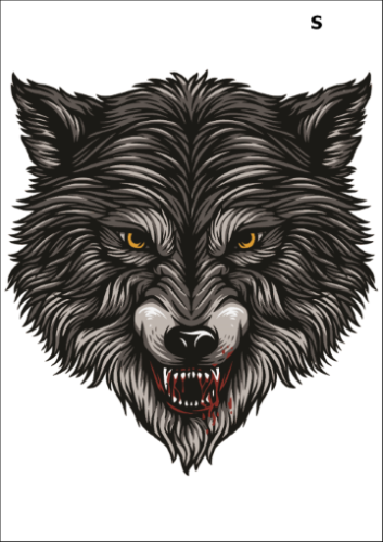 Tatuaz-tymczasowy-czarny-wilk-wiedzmin-witcher