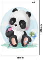 Tatuaz-tymczasowy-panda-zmywalny-wodny
