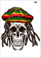 Tatuaz-zmywalny-czaszka-rastafari
