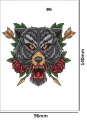 Tatuaz-tymczasowy-wilk-zmywalny-wodny