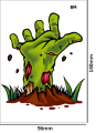 Tatuaz-tymczasowy-halloween-zombie-zmywalny-wodny
