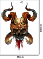 Tatuaz-tymczasowy-demon-czaszka-zmywalny-wodny