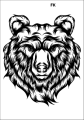 Tatuaz-zmywalny-niedzwiedz-grizzli