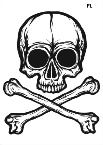 Tatuaz-zmywalny-czaszka-piracki-jolly-roger