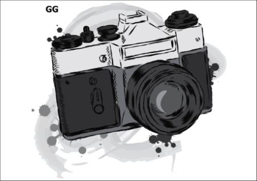 Tatuaz-zmywalny-aparat-fotograficzny