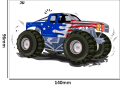 Tatuaz-tymczasowy-monster-truck-zmywalny-wodny
