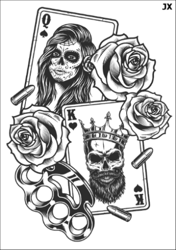 Tatuaz-zmywalny-poker-karty-do-gry