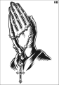 Tatuaz-zmywalny-religijny-rozaniec-modlitwa
