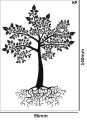 Tatuaz-tymczasowy-drzewo-lisc-zmywalny-wodny
