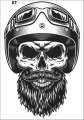 Tatuaz-zmywalny-czaszka-motocyklista
