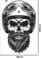Tatuaz-tymczasowy-czaszka-motor-zmywalny-wodny