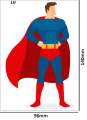 Tatuaz-tymczasowy-superman-zmywalny-wodny