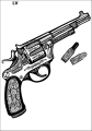 Tatuaz-zmywalny-rewolwer-western-dziki-zachod
