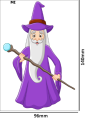 Tatuaz-tymczasowy-dumbledor-zmywalny-wodny