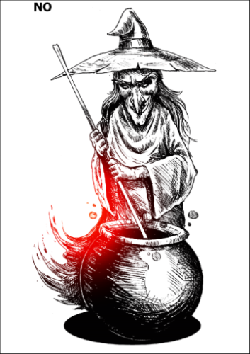 Tatuaz-zmywalny-baba-jaga-slowianski