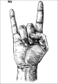Tatuaz-zmywalny-mano-cornuta-heavy-metal