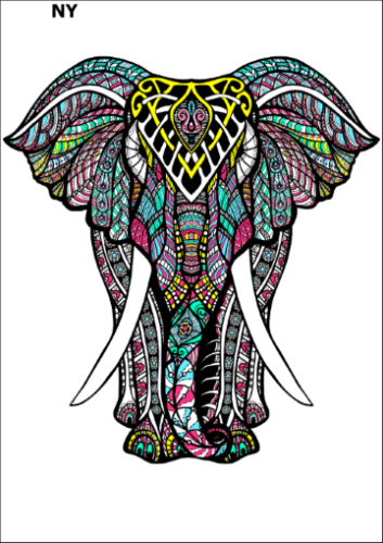Tatuaz-zmywalny-slon-mandala