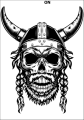Tatuaz-zmywalny-czaszka-viking-nordycki