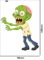 Tatuaz-tymczasowy-halloween-zombie-zmywalny-wodny