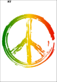 Tatuaz-zmywalny-pacyfka-rastafari