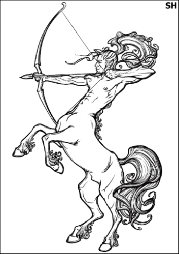 Tatuaz-zmywalny-centaur