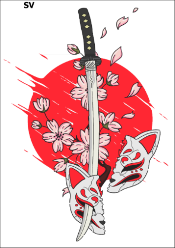 Tatuaz-zmywalny-katana-japonski