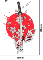 Tatuaz-tymczasowy-katana-zmywalny-wodny