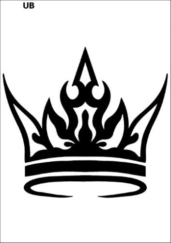 Tatuaz-zmywalny-korona-tribal