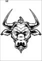 Tatuaz-zmywalny-byk-bull