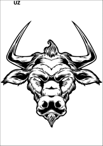Tatuaz-zmywalny-byk-bull