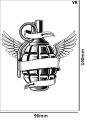 Tatuaz-tymczasowy-granat-wojskowy-zmywalny-wodny