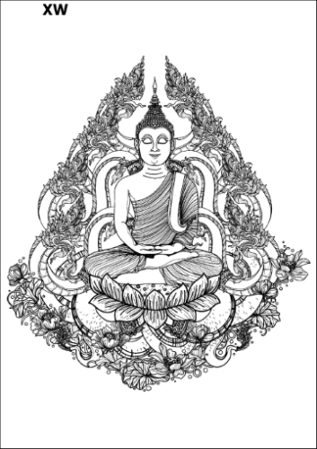 Tatuaz-zmywalny-budda