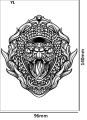 Tatuaz-tymczasowy-Jormungand-nordycki-zmywalny-wodny