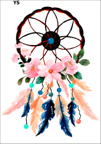 Tatuaz-zmywalny-dream-catcher-lapacz-snow