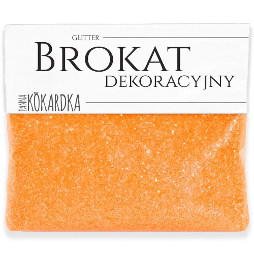 Pomaranczowy-brokat-do-farby-na-sciane