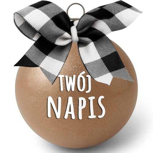 bezowa-bombka-z-imieniem-personalizowana