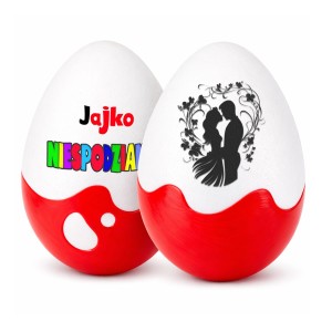 Prezent na ślub i rocznicę ślubu - Ślubna Niespodzianka XL 20cm. Ciekawy prezent na ślub cywilny i kościelny Pamiątka dla Pary Młodej rodziców i gości