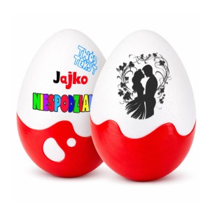 Personalizowany prezent na ślub i rocznicę ślubu - Ślubna Niespodzianka XL 20cm. Ciekawa pamiątka ślubu, prezent na rocznicę dla rodziców i znajomych.