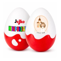 Jajko Komunijna Niespodzianka XL prezent, pudełko na pierwszą komunię świętą. Drobny, nietypowy, niedrogi upominek dla dziewczynki, od chrzestnego.