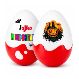 Prezent na Halloween dla dzieci i dorosłych – Niespodzianka XL 20cm z dynia na Halloween. W sam raz jako ozdoba, dekoracja lub gadżet na Halloween.