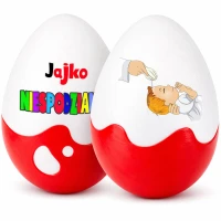 Jajko Niespodzianka XXL. Oryginalny prezent na Chrzest dla chłopca i dziewczynki. Pomysłowy, drobny upominek na Chrzciny od chrzestnej, chrzestnego.