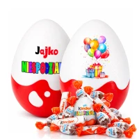 Urodzinowe duże max Jajko Niespodzianka 20cm. Słodki prezent na urodziny i imieniny ze słodyczami dla dziecka i dorosłego. Dla chłopca i dziewczynki.