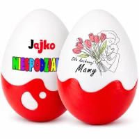 Oryginalny pomysł na prezent dla Mamy od dziecka - Jajko Niespodzianka XXL. Prezent na Dzień Matki, święta, urodziny, imieniny, pod choinkę i inne.