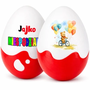 Oryginalny prezent na Dzień Dziecka – Jajko Niespodzianka XXL. Prezent dla dziecka na urodziny, do przedszkola, szkoły i zamiast zabawek.