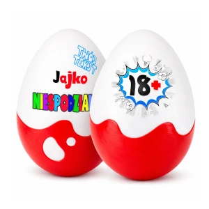 Personalizowany prezent na 18 urodziny 18stke dla dziewczyny, chłopaka Niespodzianka XL 20cm. Pomysł na śmieszny prezent na osiemnastkę dla syna córki