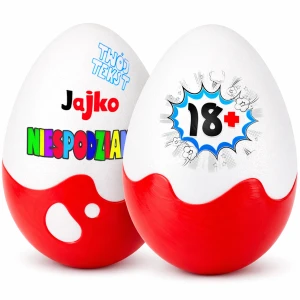 Personalizowany prezent na 18 urodziny 18 stke dla chłopaka i dziewczyny Niespodzianka XXL. Pomysł na śmieszny prezent na osiemnastkę dla syna i córki